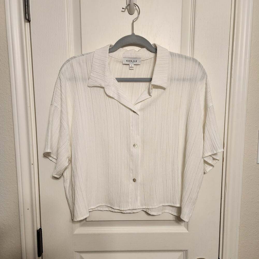 Gilli Button-Down Shirt Size M White